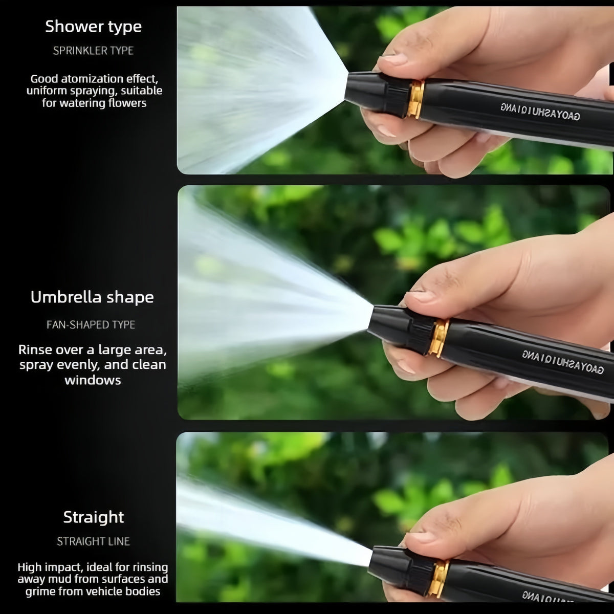 Powerful High-Pressure Water Gun for Car Cleaning