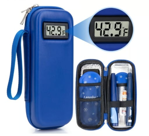 🔥Insulin Cooler Travel Case with Temperature Display