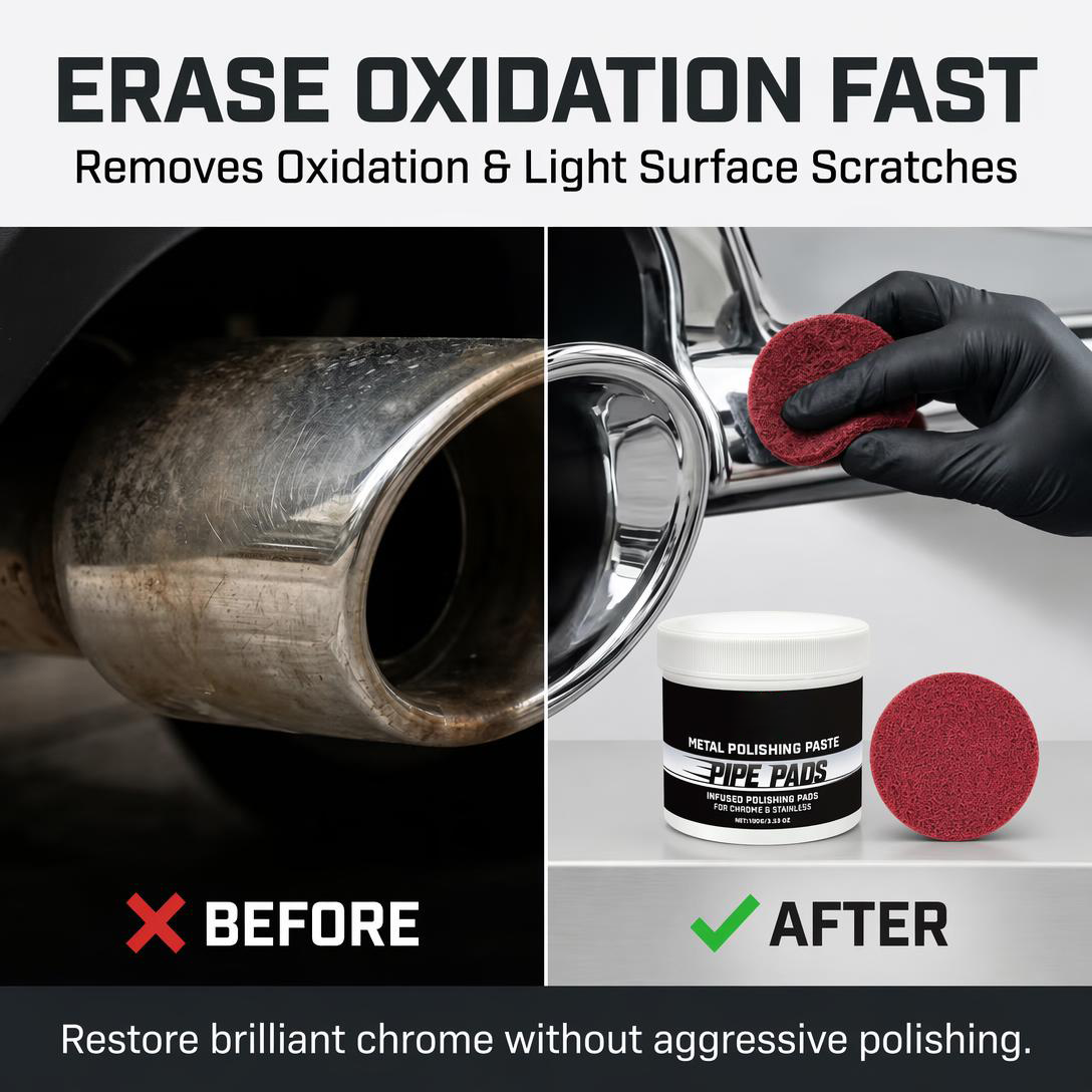 MirrorFinish Pads Remove scratches and oxidation