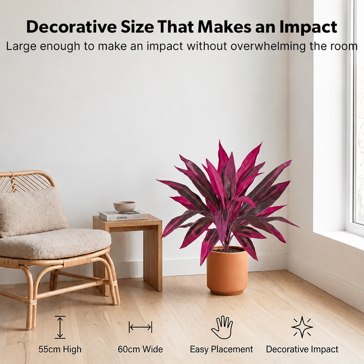 🎁Artificial Boston Fern & Dragon's Blood Tree Plants