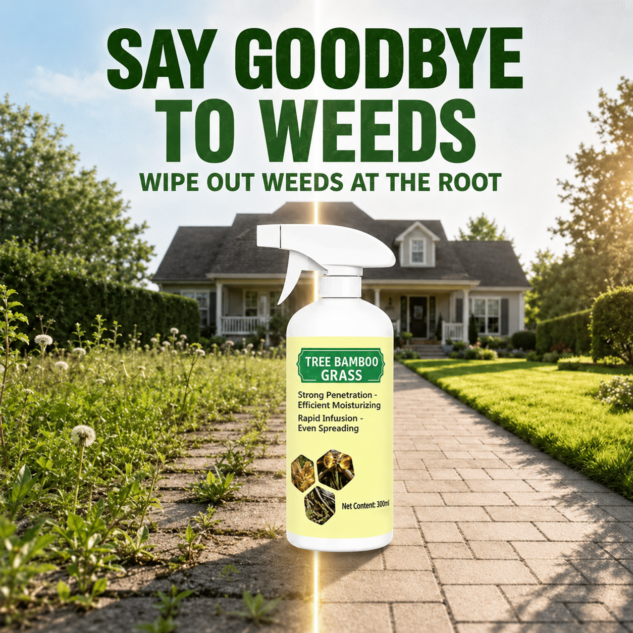 🔥Hot Sale🎁 Fast-Acting Natural Weed & Grass Killer Spray