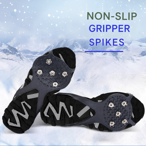 5-Prong Anti-Slip Spikes For Safe Winter Walks – Compatible With All Types Of Footwear