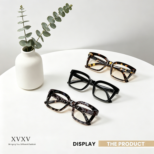 ✨👓Tortoiseshell Reading Glasses – Blue Light Blocking Oversized Square Readers