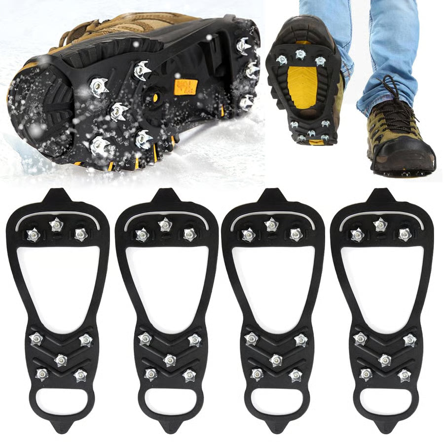 5-Prong Anti-Slip Spikes For Safe Winter Walks – Compatible With All Types Of Footwear