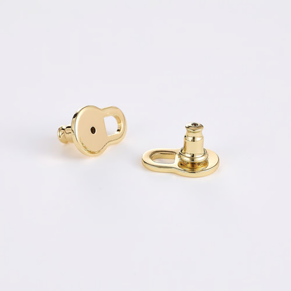 18K Gold Plated Lobe Lifters for Heavy Earrings for Women - Earring Backs for Droopy Ears