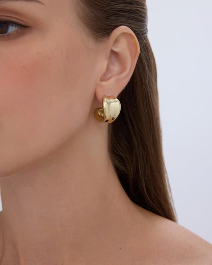 18K Gold Plated Lobe Lifters for Heavy Earrings for Women - Earring Backs for Droopy Ears