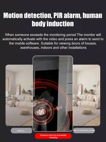 [Upgraded ultra-invisible] No-plug camera