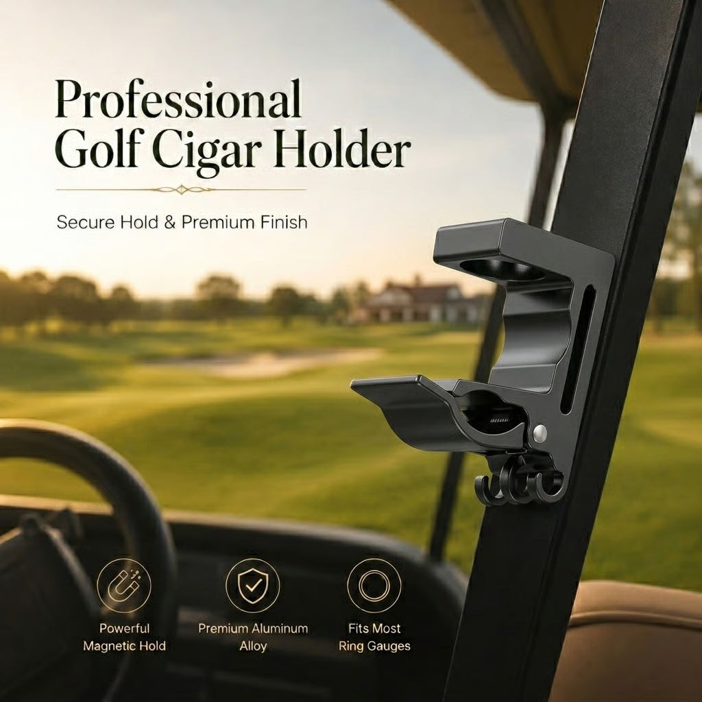 🔥Universal Magnetic Cigar Clip for Golf Cart