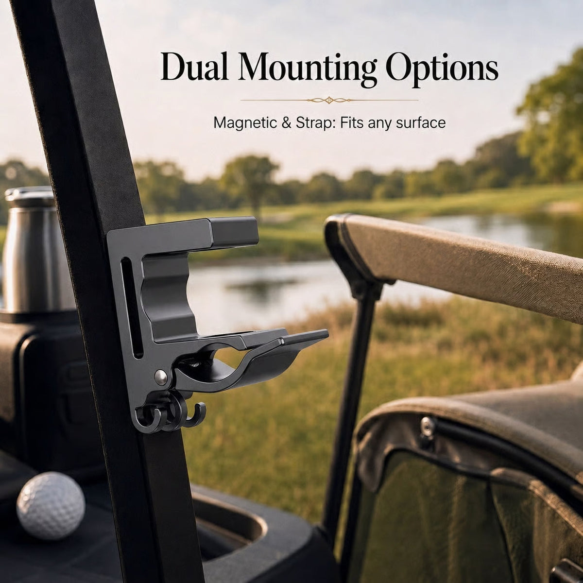 🔥Universal Magnetic Cigar Clip for Golf Cart