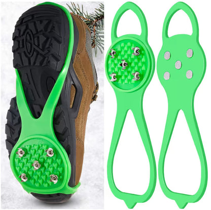 5-Prong Anti-Slip Spikes For Safe Winter Walks – Compatible With All Types Of Footwear