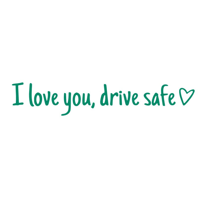 💓 I love you, drve safe Sticker（3pcs）