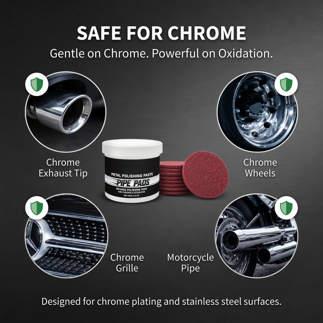 MirrorFinish Pads Remove scratches and oxidation