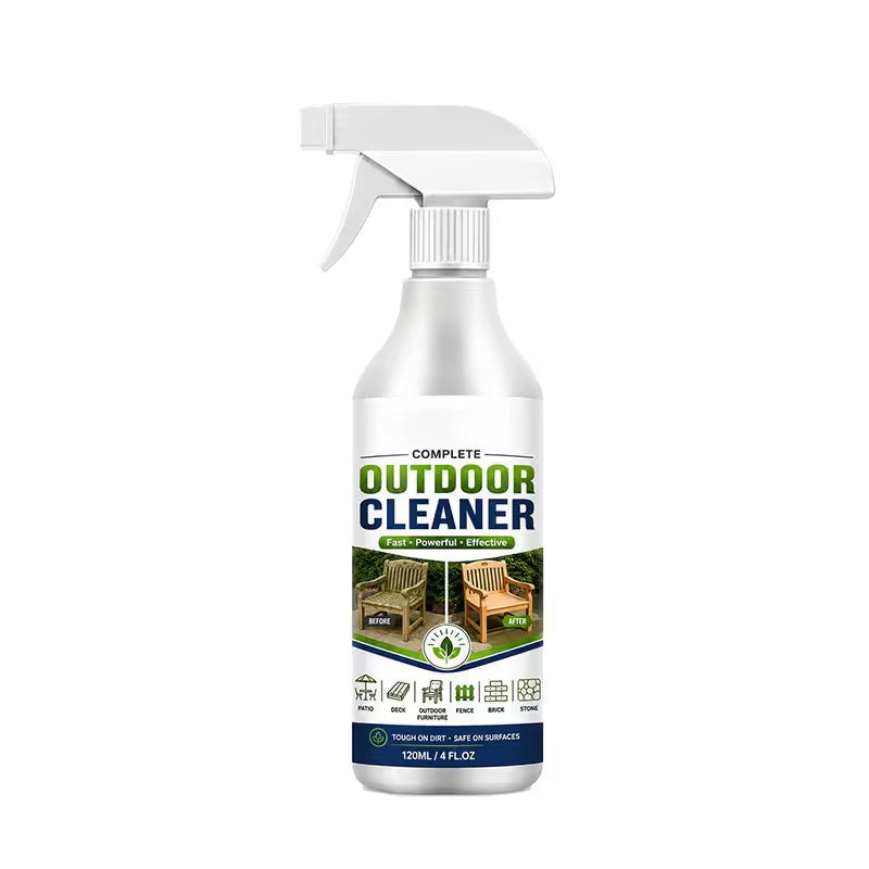 Outdoor Surface Cleaner Spray, Fast Acting Stain Remover for Patio, Wooden Furniture & Outdoor Surfaces
