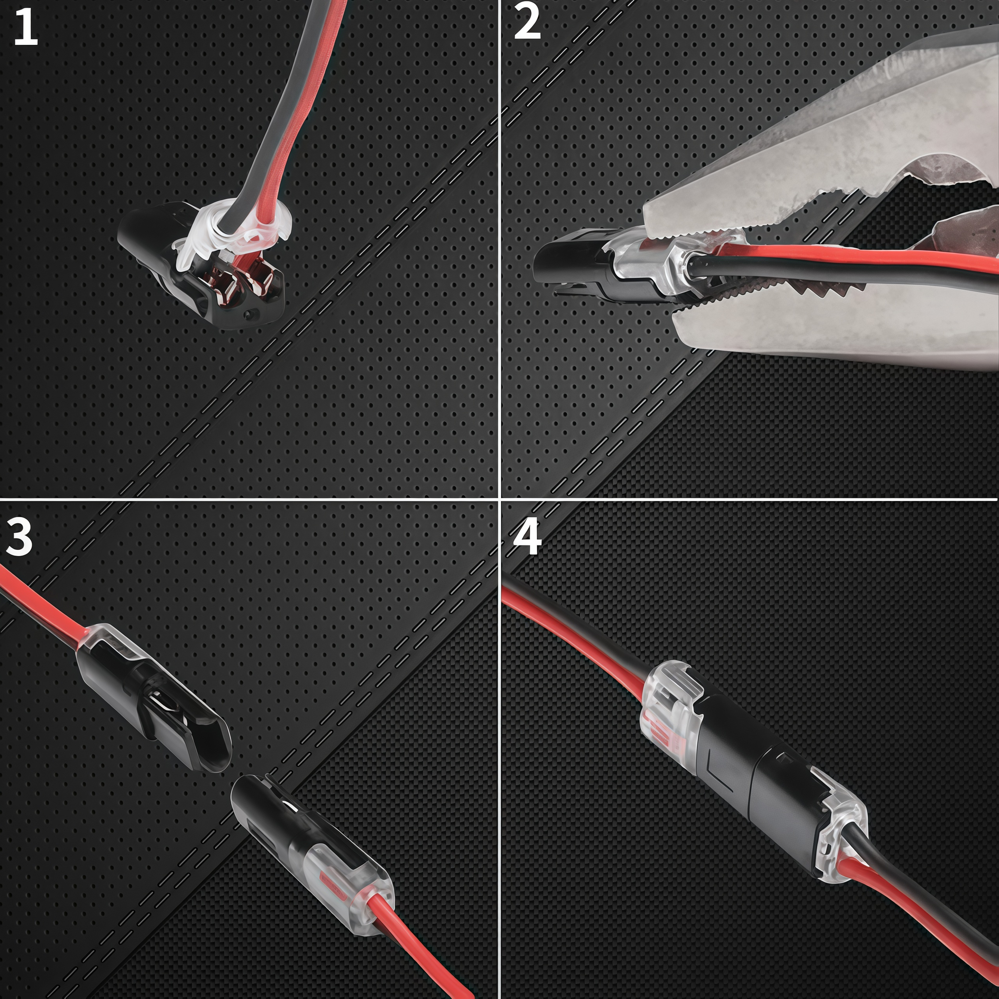 🔥🔥Double - Wire Plug-in Connector With Locking Buckle