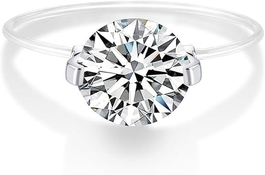 💎 The Invisible Elegance – #452 Ring ✨ Where minimalist design meets brilliant sparkle!