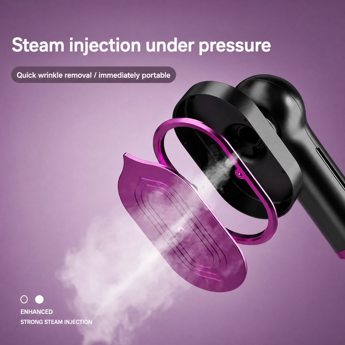 Improved Clothes Steam Iron (2026 Model) – Portable Travel Steam Iron