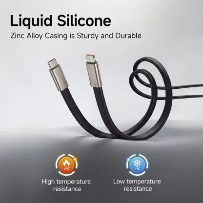 🔥⚡240W SuperCharge Detachable 2-in-1 Charging Cable