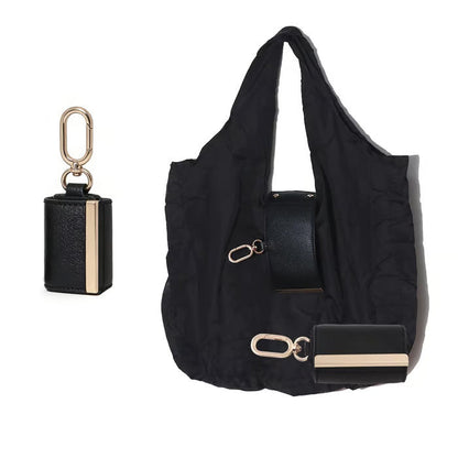 Transformable Bag – Stylish Vegan Leather Tote & Keychain Charm