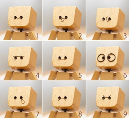 Helloween Sale🔥Wobbly Wooden Smile with 12PCS Magnetic Expressions