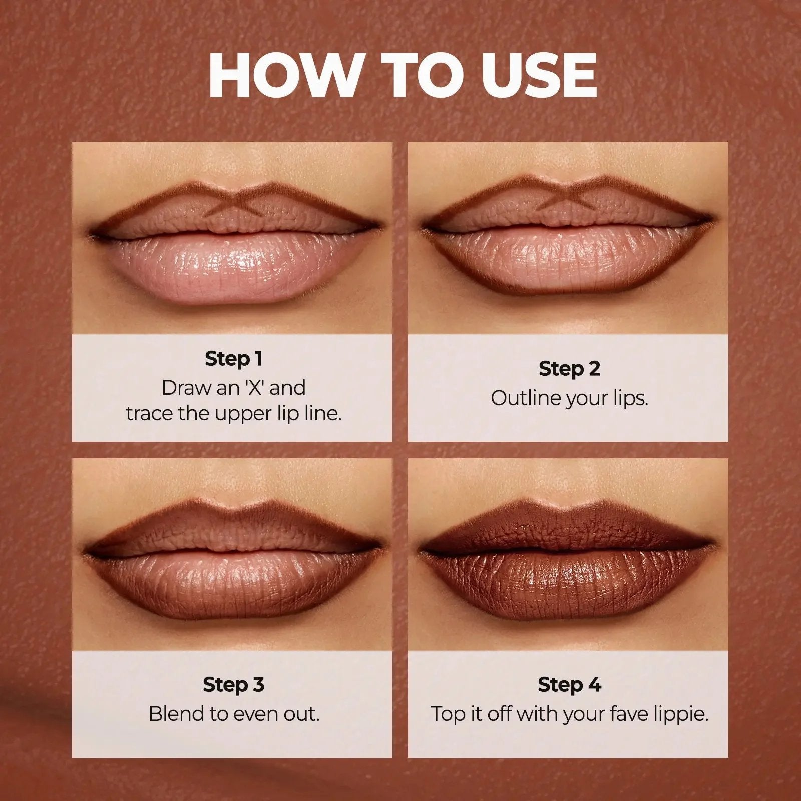 🔥🔥Hot Sale🎁Easy Glide Lip Liner — Creamy, Blendable Color with Smooth Application