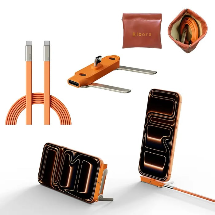 🔥⚡240W SuperCharge Detachable 2-in-1 Charging Cable
