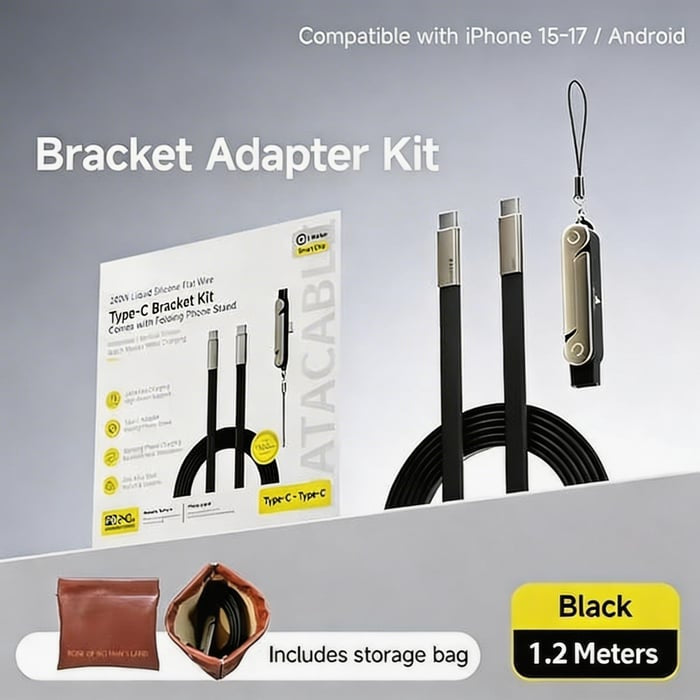 🔥⚡240W SuperCharge Detachable 2-in-1 Charging Cable