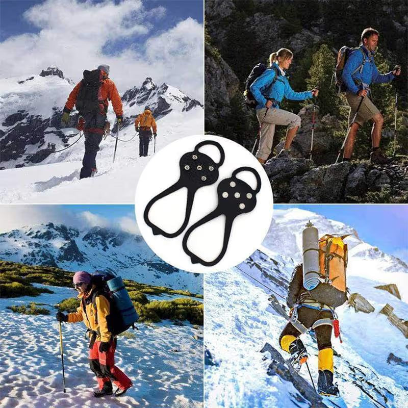 5-Prong Anti-Slip Spikes For Safe Winter Walks – Compatible With All Types Of Footwear