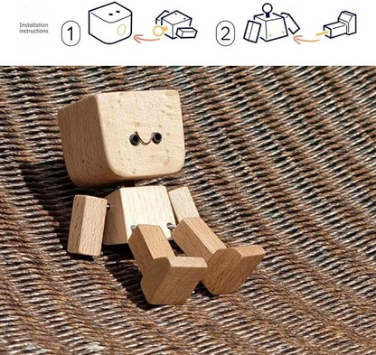 Helloween Sale🔥Wobbly Wooden Smile with 12PCS Magnetic Expressions