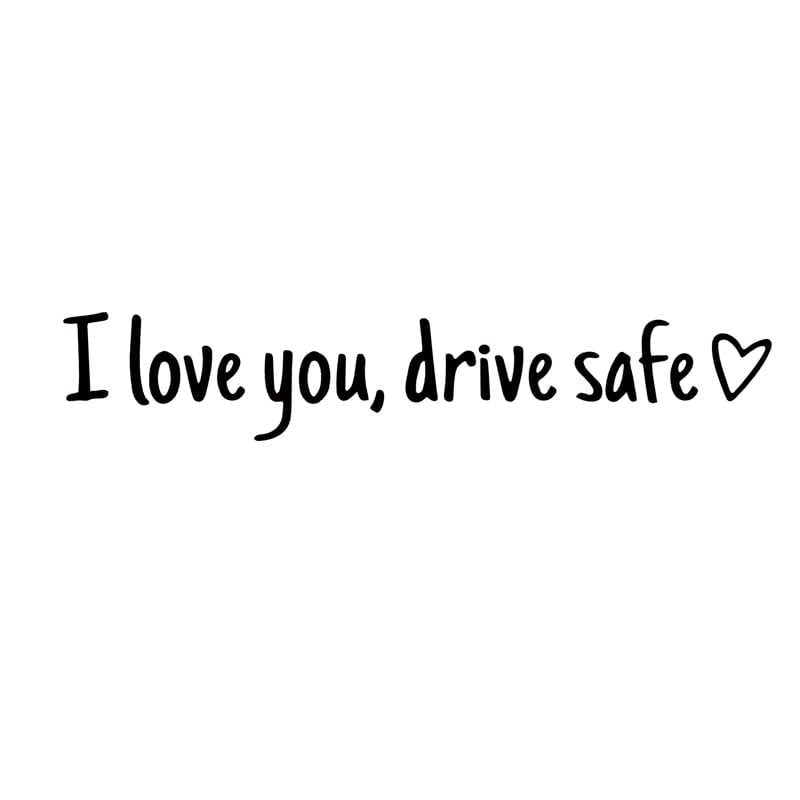 💓 I love you, drve safe Sticker（3pcs）
