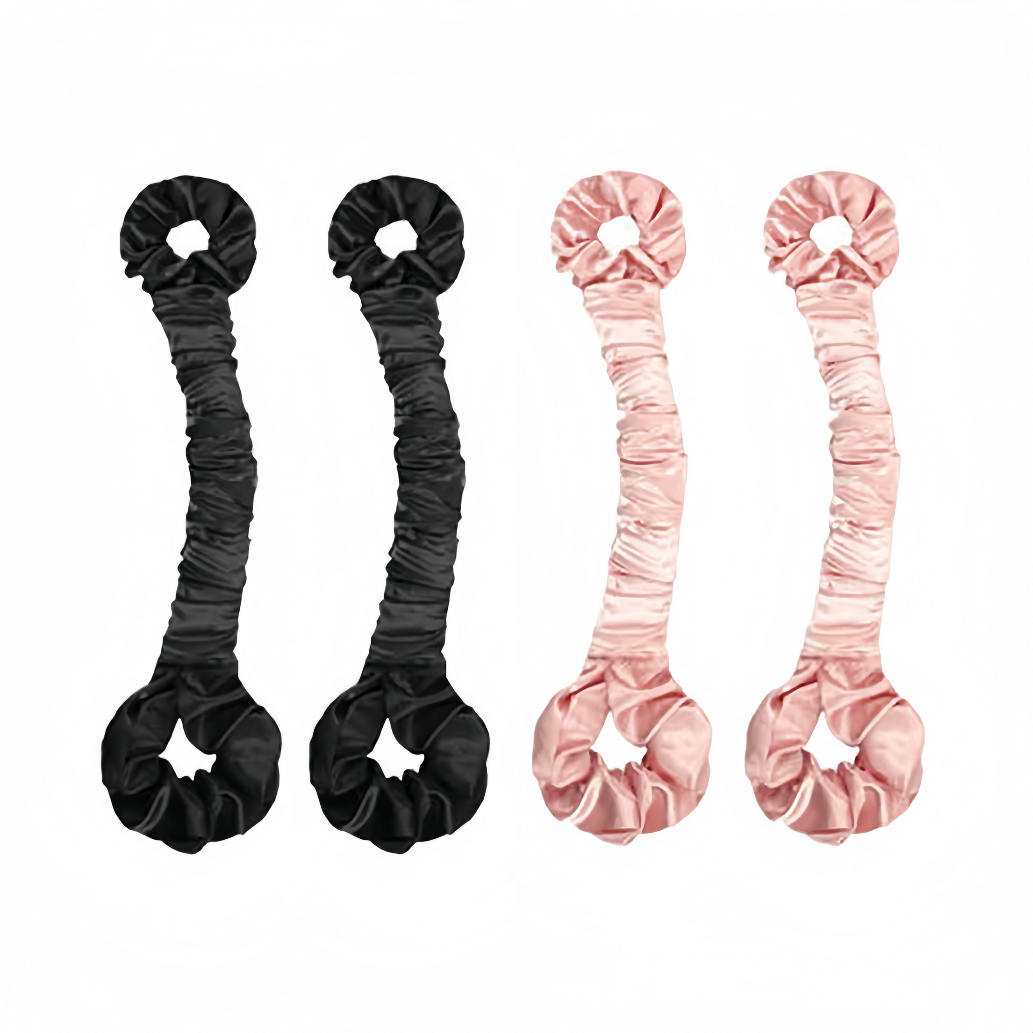 Multi-function Satin Heatless Hair Curler & Hair Tie Non