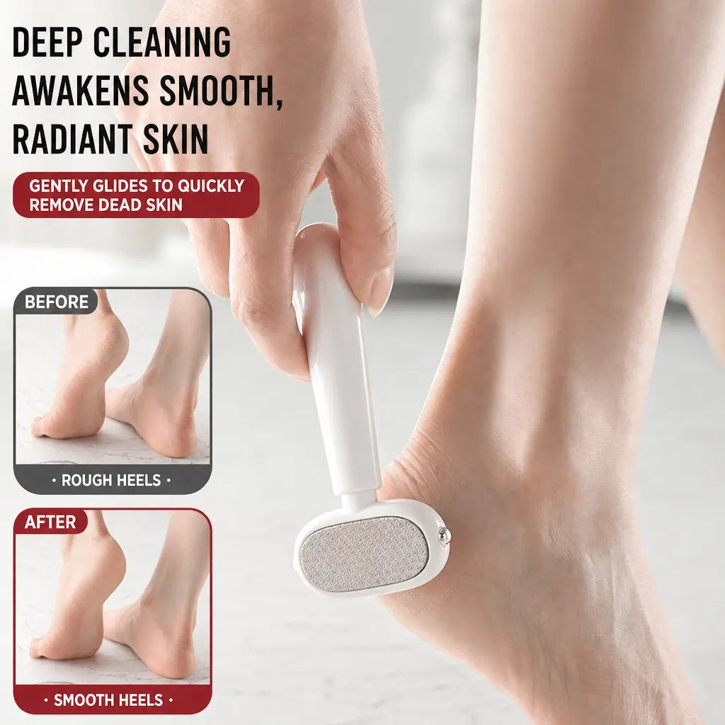 Dual‑Sided Foot Callus Remover, Stainless Steel Blade Foot Scraper 🦶