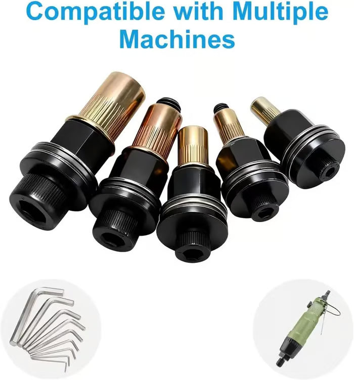 🛠️Head Rivet Nut Tool, M3 M4 M5 M6 M8 Rivnut Kit,Carbon Steel Rivnut Set