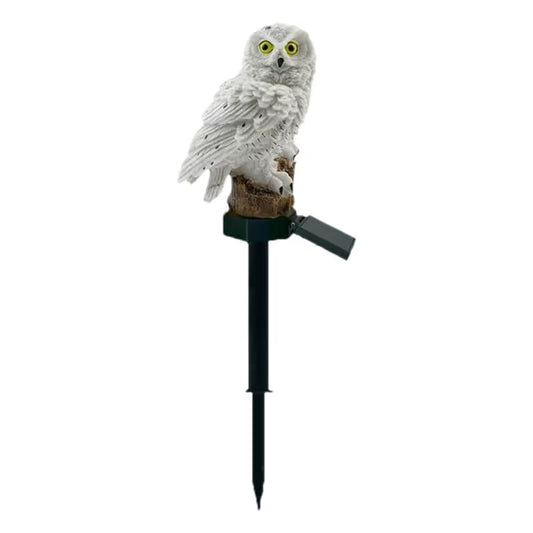 ✨Solar Powered Owl Resin Lamp🦉Vintage Lovely Ambient Ornament Multi-scene Home & Courtyard Decorations