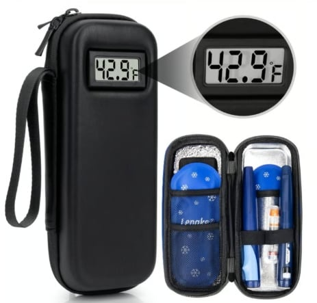 🔥Insulin Cooler Travel Case with Temperature Display