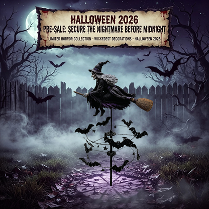 🧙‍♀️ The Enchanted Witch Garden Wind Spinner