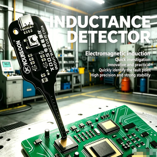 📟In-Circuit Inductor Tester – One-button simplicity, clear indicator. Non-contact, rapid diagnosis