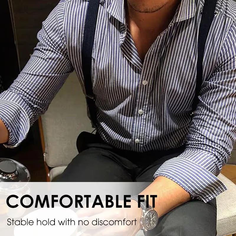 ⏳LAST DAY SALE 49% OFF !!📢Men's X-Back Suspenders with Hook Clips