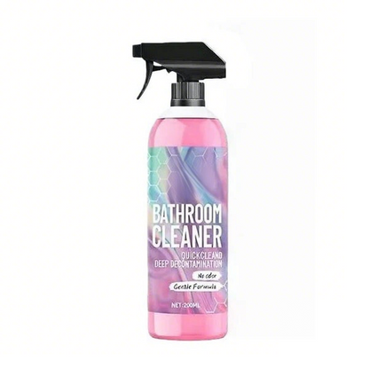 Mavihub pink bottle bathroom cleaner spray