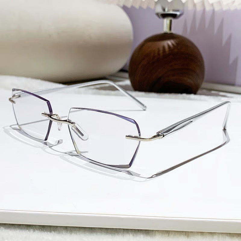 🔥Buy 1 Get 1 Free (2 pairs) – 【Co-Created by Designers】Gypsophila Smart Zoom and Color-Changing Reading Glasses