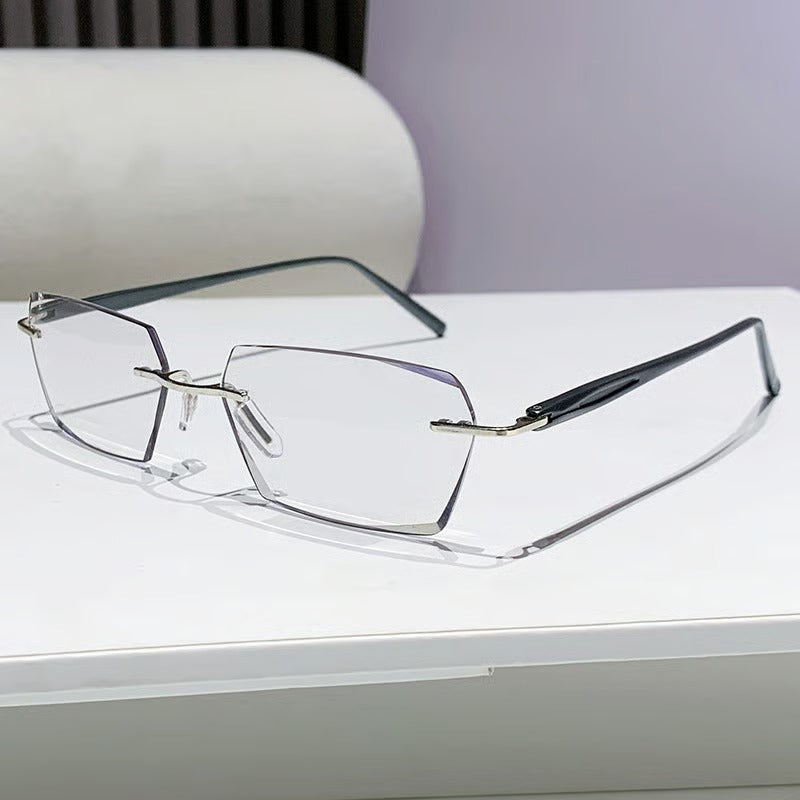 🔥Buy 1 Get 1 Free (2 pairs) – 【Co-Created by Designers】Gypsophila Smart Zoom and Color-Changing Reading Glasses