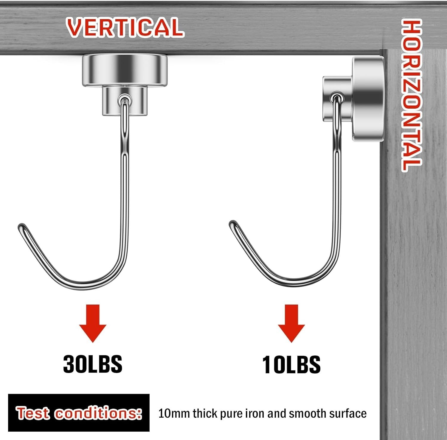 🚨🚨 2026 Upgrade Swivel Swing Magnetic Hooks 30LBS