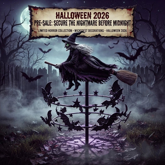 🧙‍♀️ The Enchanted Witch Garden Wind Spinner