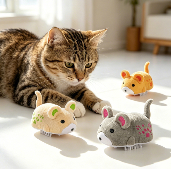 Simulated Electric Mouse | Interactive Cat Toy
