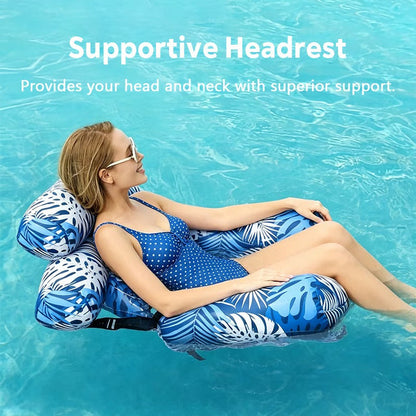 🔥Summer Hot Sale 🏆️ Inflatable Pool Floats Adult,Floating Lounge Chairs