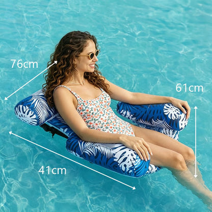 🔥Summer Hot Sale 🏆️ Inflatable Pool Floats Adult,Floating Lounge Chairs