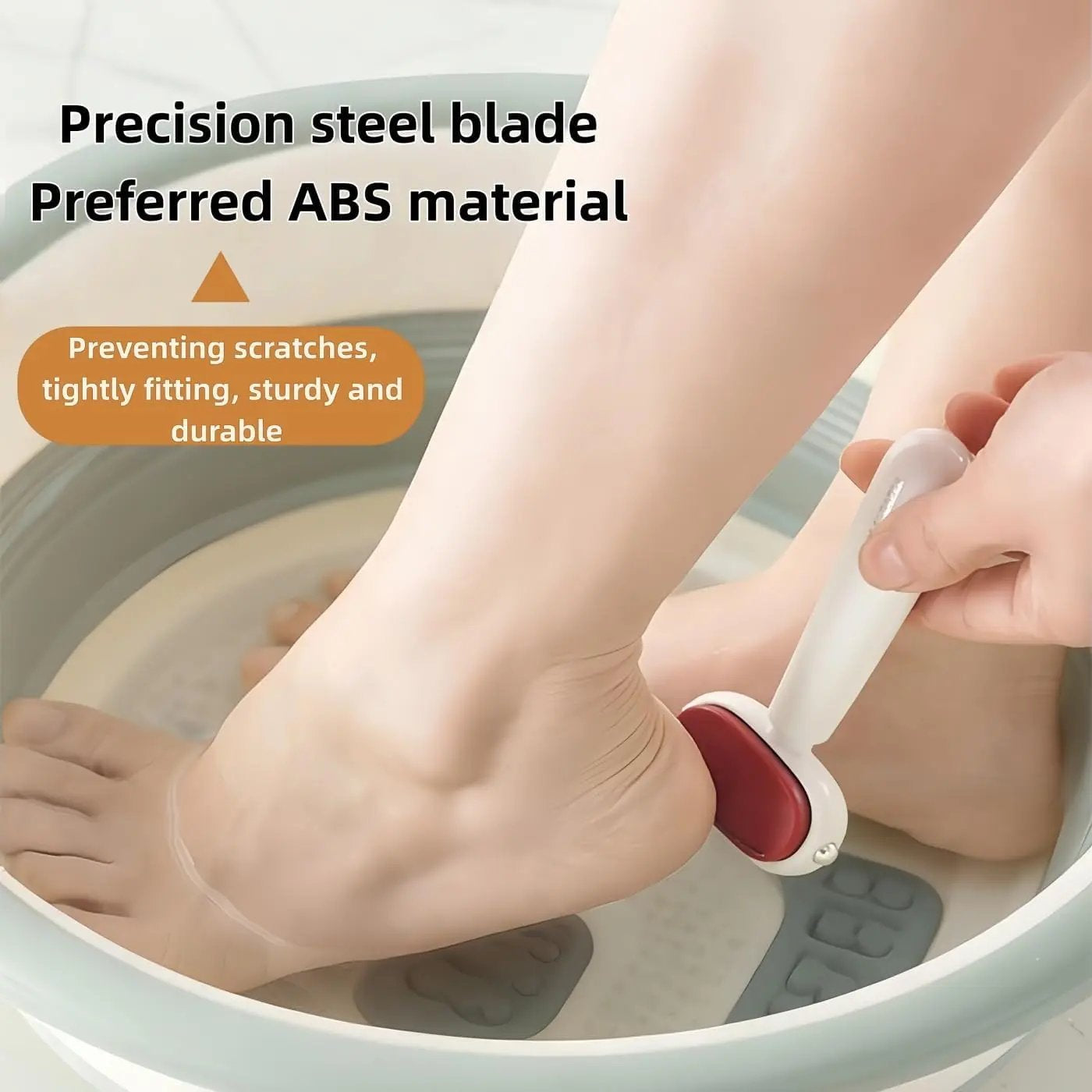 Dual‑Sided Foot Callus Remover, Stainless Steel Blade Foot Scraper 🦶