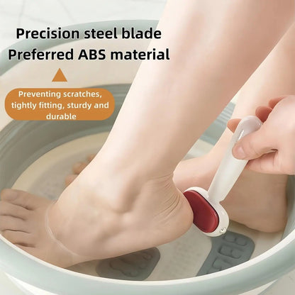 Dual‑Sided Foot Callus Remover, Stainless Steel Blade Foot Scraper 🦶