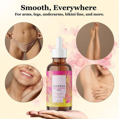 ✨  Cyperus Rotundus Oil for Natural Permanent Hair Reduction