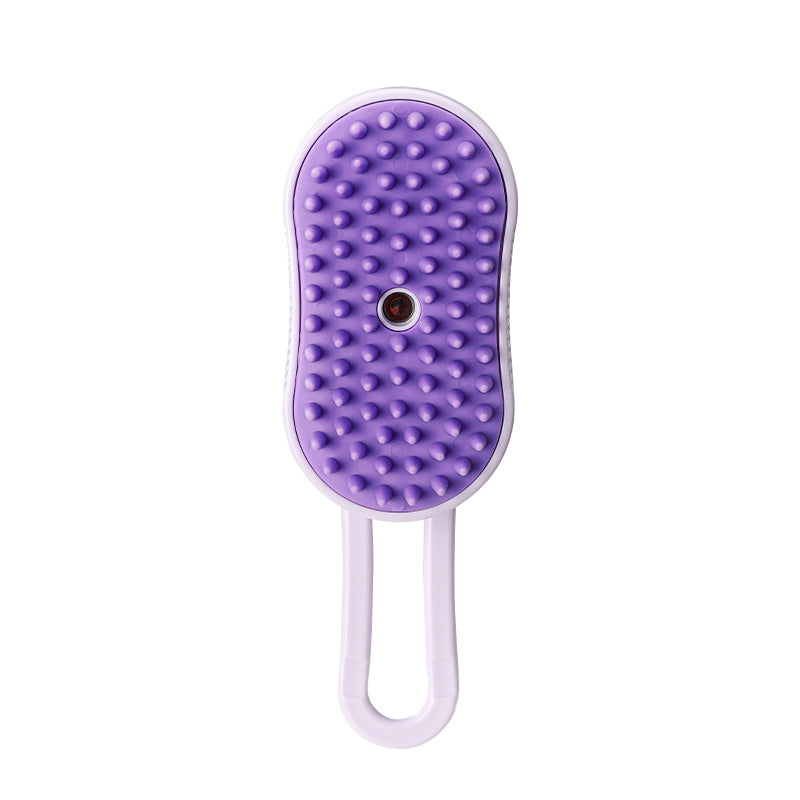 Pet Spray Bath Brush, Loose Fur Remover for Waterless Grooming
