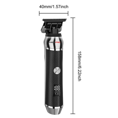 🏆Luxe 3-in-1 Professional Men’s Grooming Set – T-Blade Trimmer, Foil Shaver – With LED Display